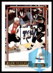 1992-93 Topps Gold #410 Mark Recchi Philadelphia Flyers